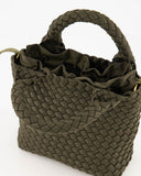 ALYSSA // teatro neoprene bag army groen