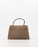 GRACE // teatro suede bag taupe
