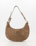 GWYNETH // teatro suede bag taupe