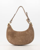 GWYNETH // teatro suede bag taupe