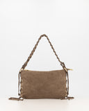 VERONY // teatro suede bag taupe