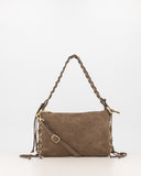 VERONY // teatro suede bag taupe