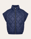 ELIN // puffer bodywarmer donkerblauw