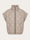 ELIN // puffer bodywarmer beige