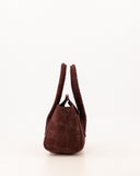 FLORENCE // suede croco bag bordeaux