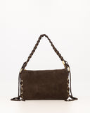 VERONY // teatro suede bag bruin
