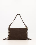 VERONY // teatro suede bag bruin