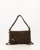 VERONY // teatro suede bag bruin