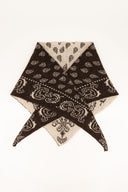 HOLLIS // driehoek sjaal paisley bruin