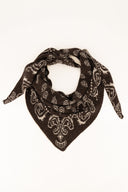 HOLLIS // driehoek sjaal paisley bruin