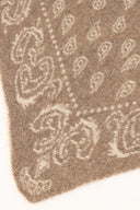 HOLLIS // driehoek sjaal paisley beige
