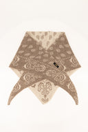 HOLLIS // driehoek sjaal paisley beige
