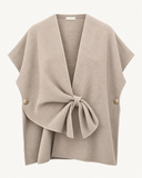 LIVA // knit vest gilet beige