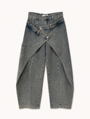 TIARA // Double Waist Queen hearts jeans