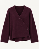 ABBY // knit vest gilet burgundy