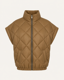 ELIN // puffer bodywarmer camel