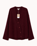 ELENA // knit vest bordeaux