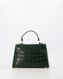 GRACE // teatro croco bag army groen