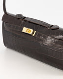 PALERMO // teatro croco bag bruin
