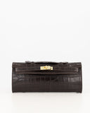 PALERMO // teatro croco bag bruin
