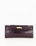 PALERMO // teatro croco bag bordeaux