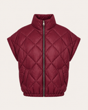 ELIN // puffer bodywarmer bordeaux