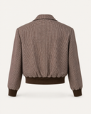 KIARA // ambika pied de poule blazer bruin