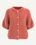 LUMI // vestje van kid mohair rose