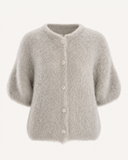 LUMI // vestje van kid mohair greige