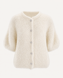 LUMI // vestje van kid mohair off white