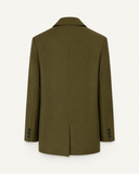 CLARA // ambika rechte oversized blazer groen