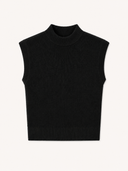 ELIN // basic knit top zwart