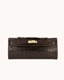 PALERMO // teatro croco bag bruin