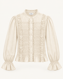 SLOANY // An'ge ruffle blouse ecru