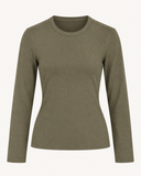 ADA // Ambika rib longsleeve top olive