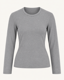 ADA // Ambika rib longsleeve top grijs