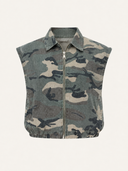 AKKE // ambika camo denim gilet