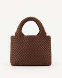 ALYSSA // teatro neoprene bag donkerbruin