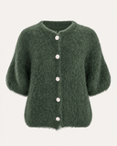 LUMI // vestje van kid mohair groen