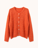 ELLA // knit vest oranje
