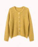 ELLA // knit vest mosterd