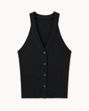 JESSY // knit basic top grijs