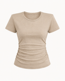 LIZE // tshirt top beige