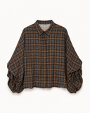 LOISA // check blouse bruin