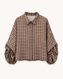 LOISA // check blouse bruin