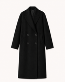 AMÉLIE // Luxury wool blend coat zwart