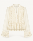 SALAMA // An'ge lace blouse ecru