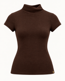 LYRA // Ambika soft col top plum