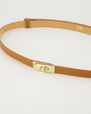 GARCIA // leather belt classic grain camel