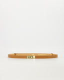 GARCIA // leather belt classic grain camel